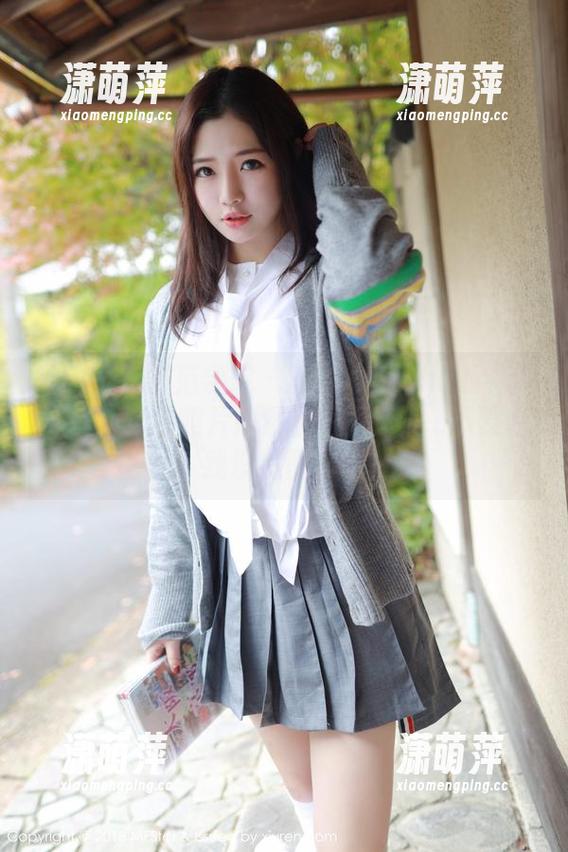 MFStar模范学院 - 蓝夏Akasha的礼服穿搭：这组照片居然原图更迷人...不要说我没提醒你哦